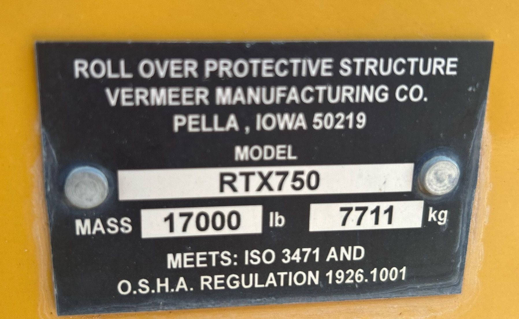 gallery 2015 Vermeer RTX750 trencher