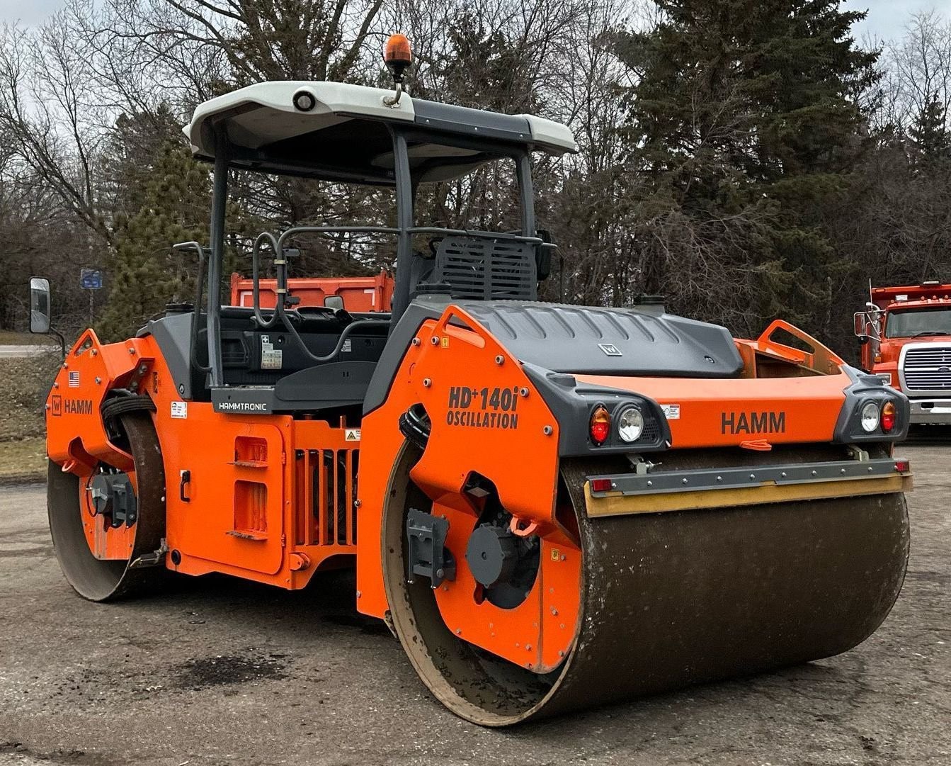 gallery 2021 Hamm HD 140i double drum vibratory roller