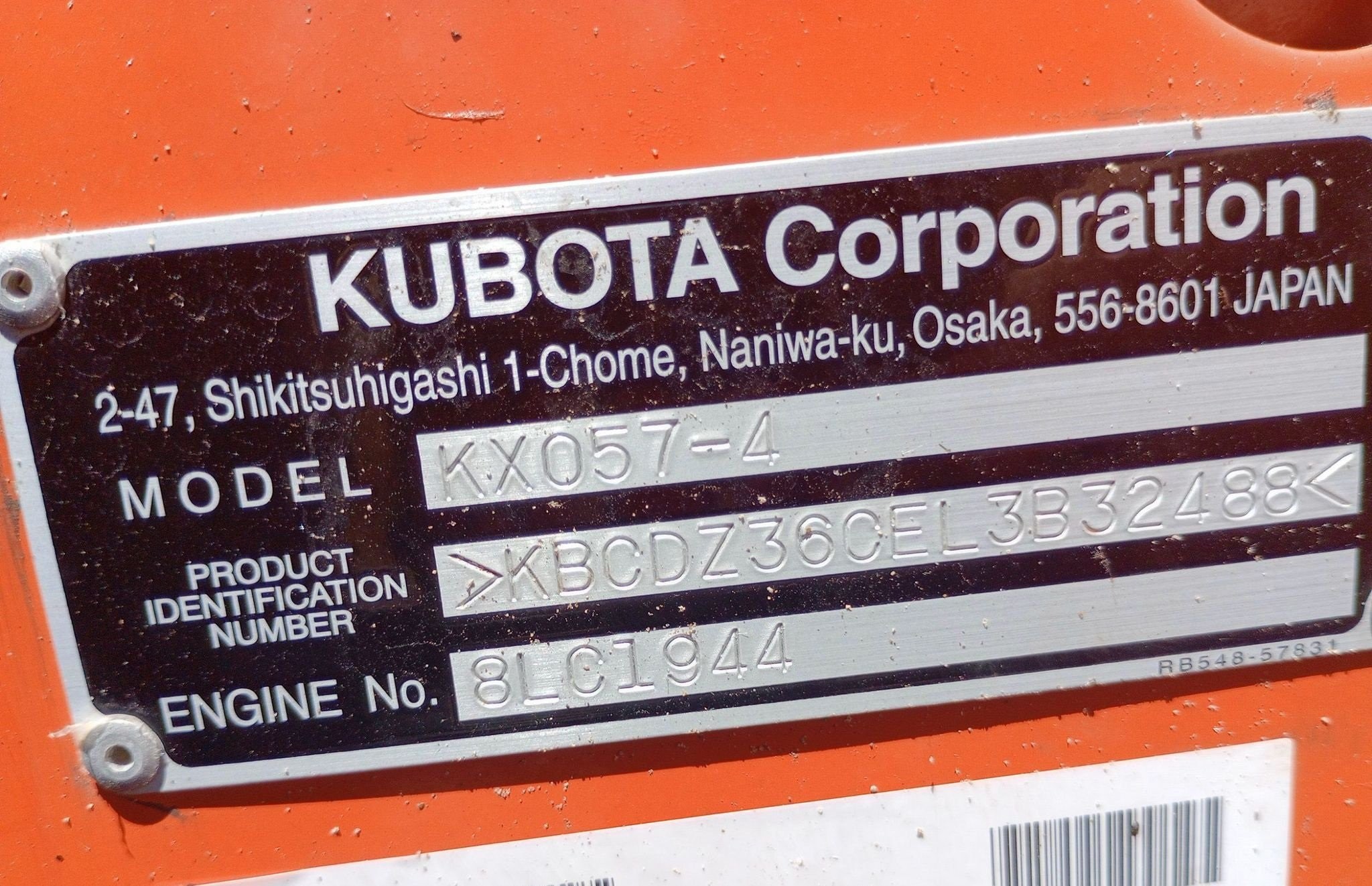 gallery 2020 Kubota KX057-4 mini excavator