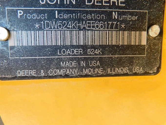 gallery 2014 John Deere 524K High Lift Wheel Loader