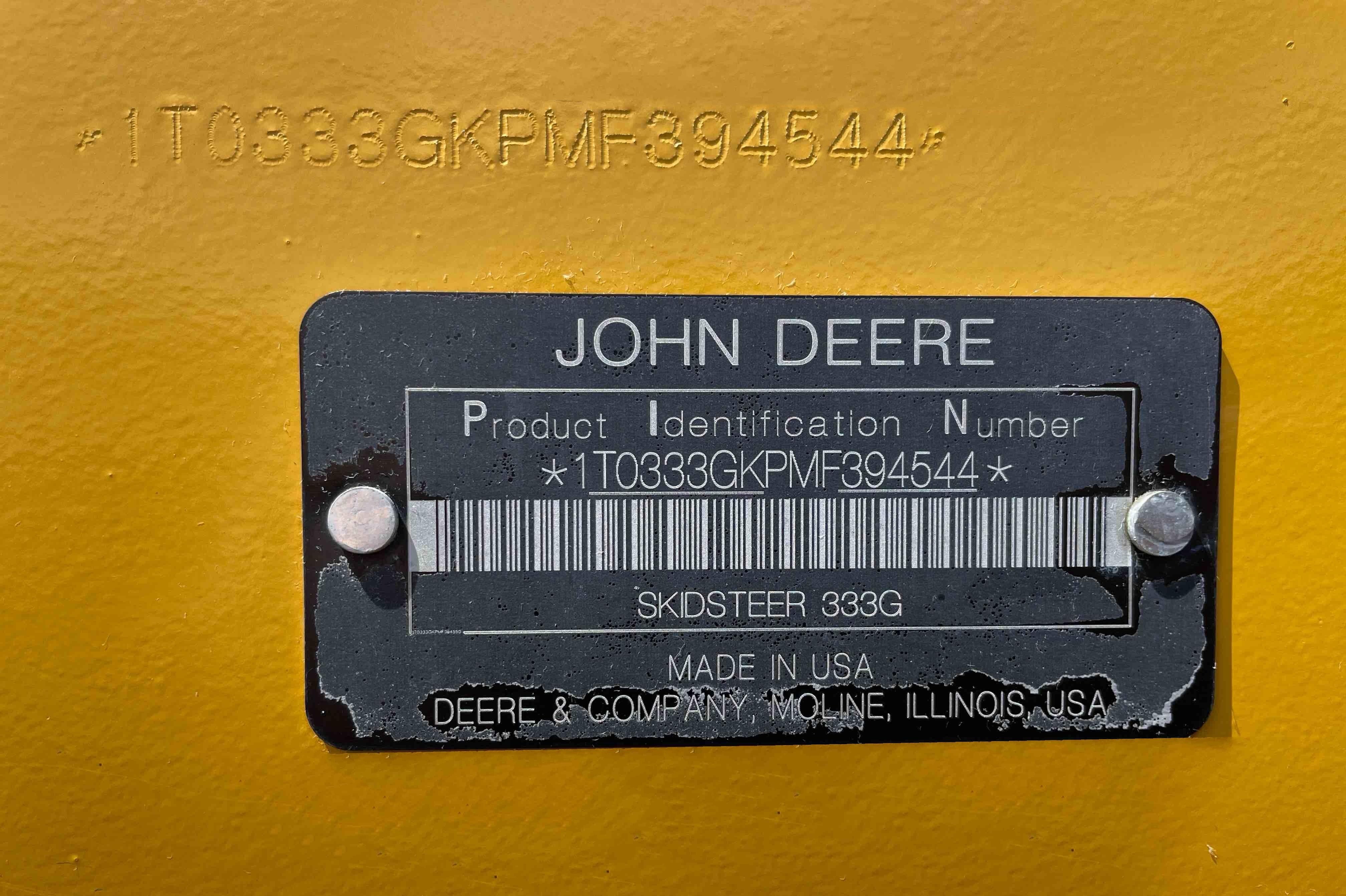 gallery 2021 John Deere 333G Compact Track Loader