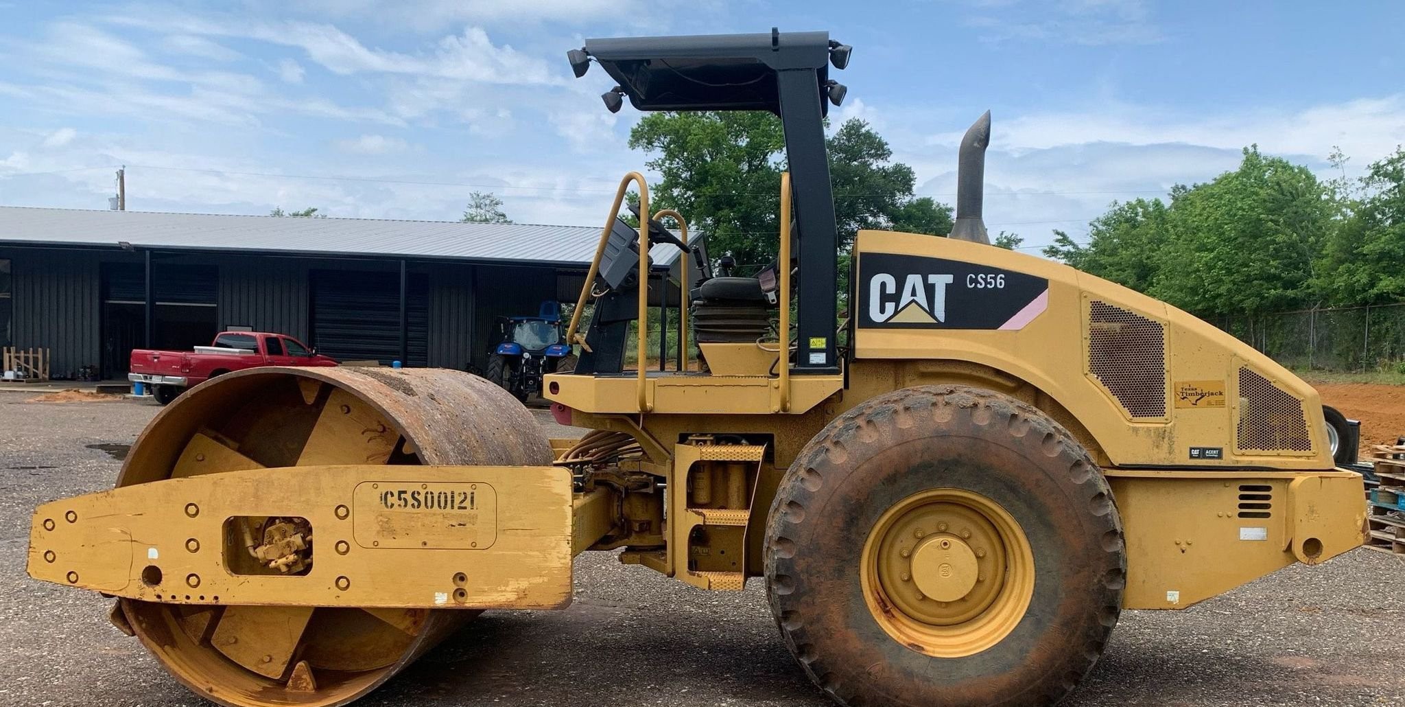 gallery 2008 Caterpillar CS56 single drum vibratory roller