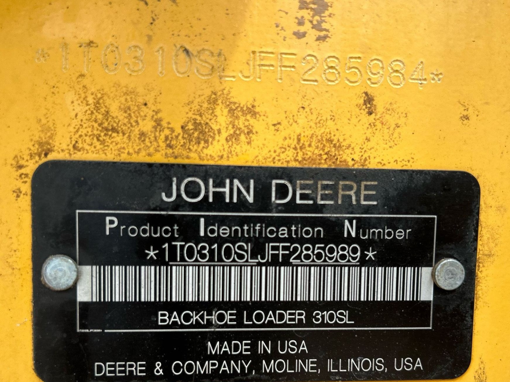 gallery 2015 John Deere 310SL backhoe