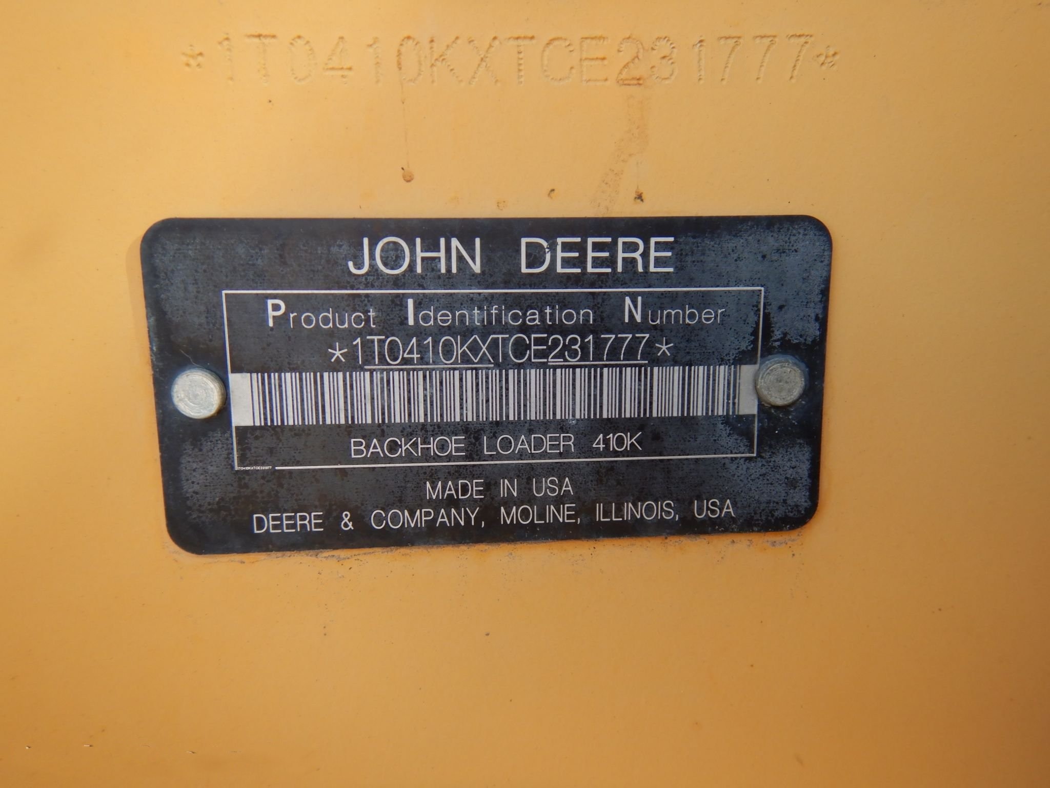 gallery 2012 John Deere 410K backhoe