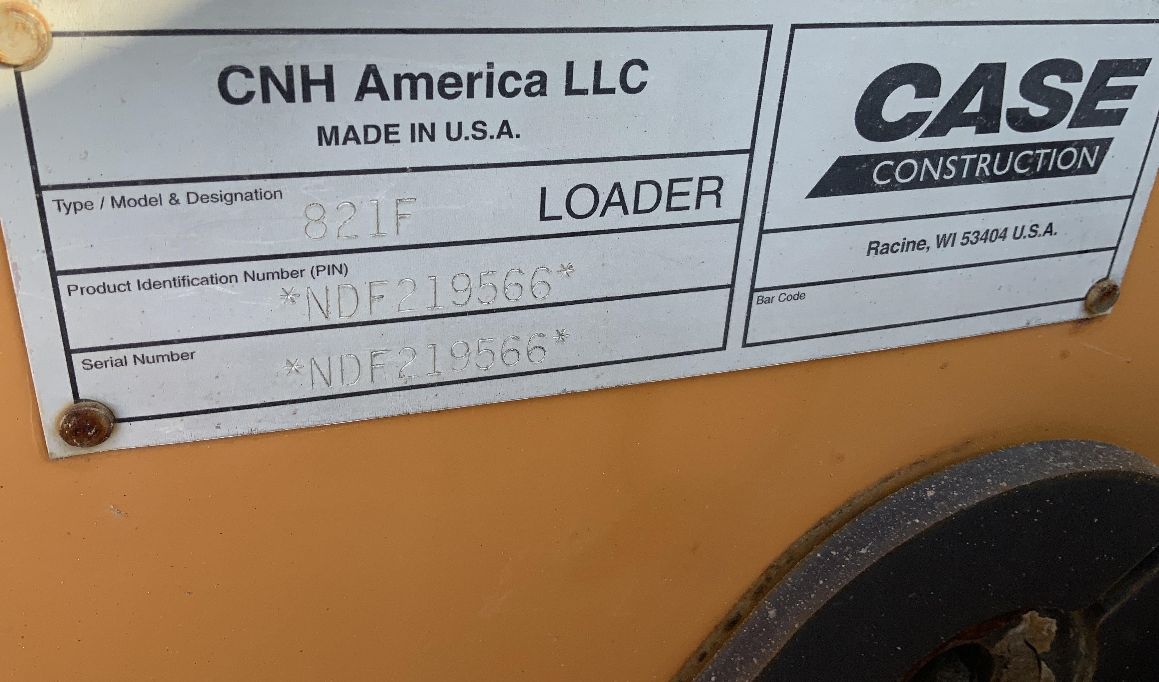 gallery 2013 Case 821F Wheel Loader