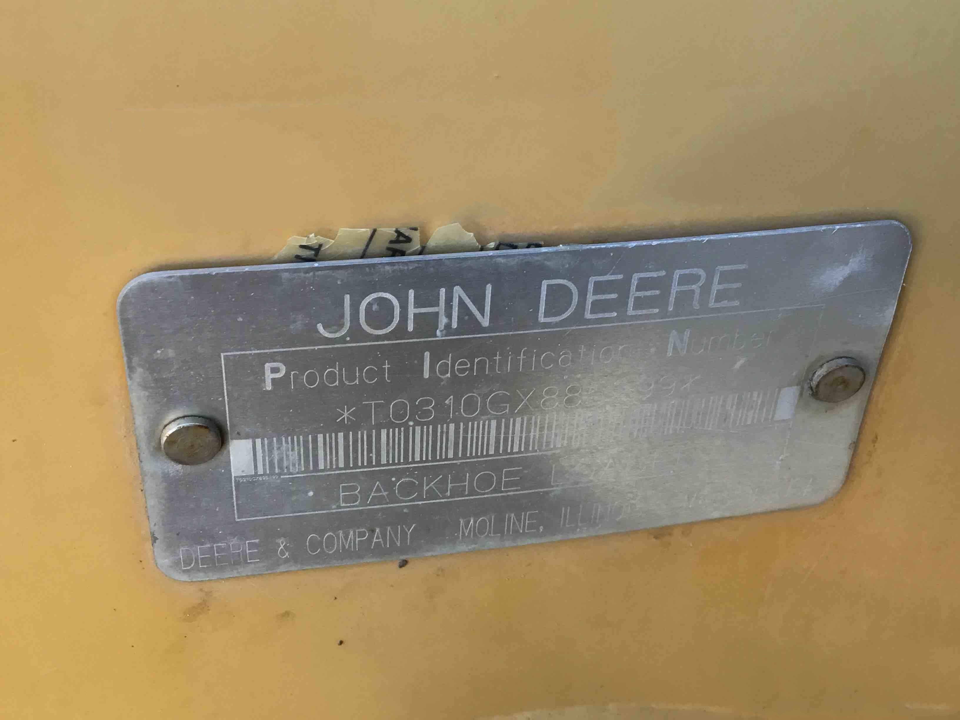 gallery 2001 John Deere 310G 4x4 Loader Backhoe WExtendahoe