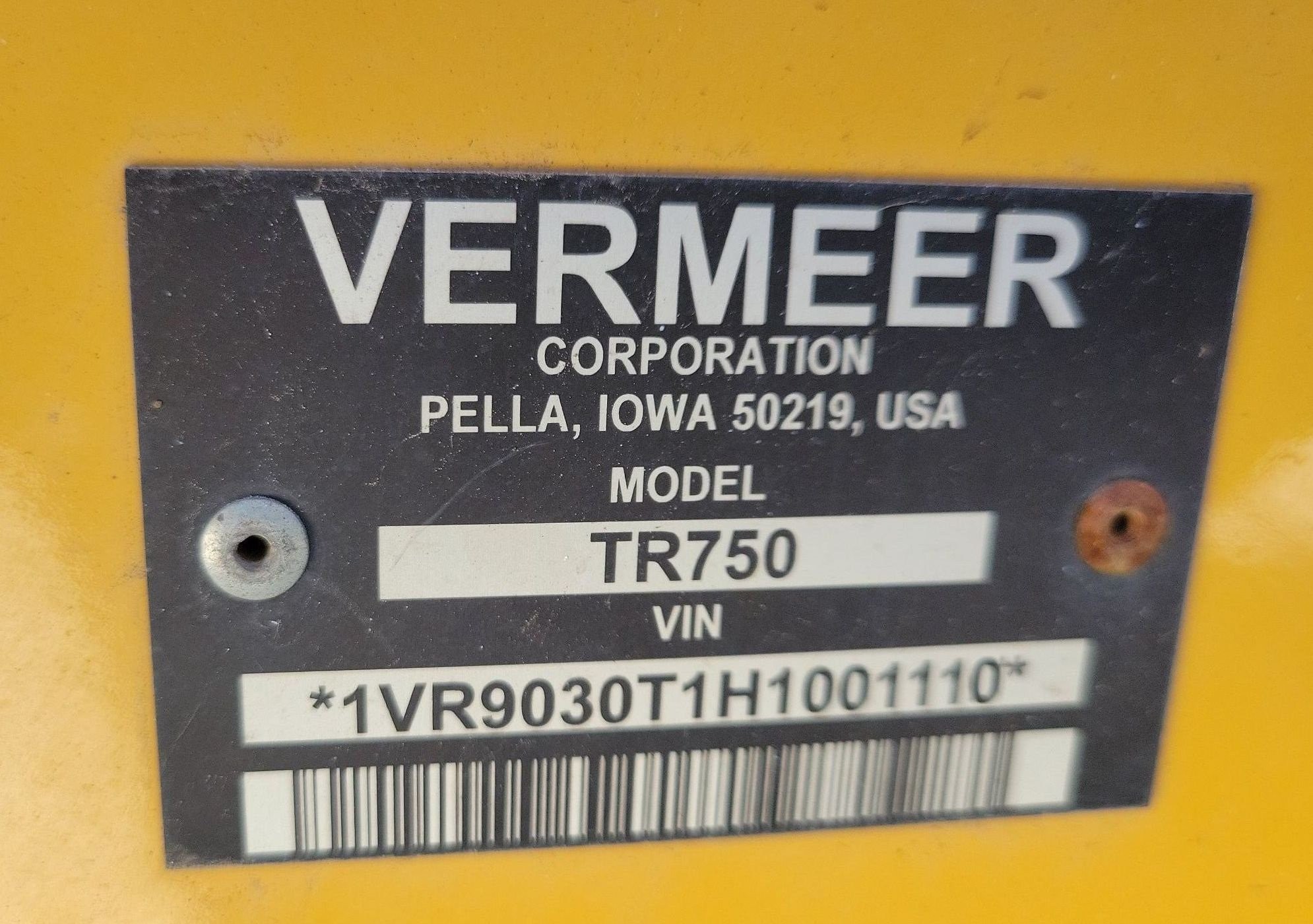 gallery 2017 Vermeer RTX750 trencher