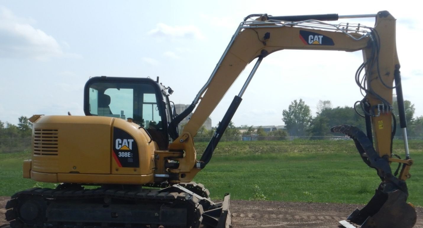 gallery 2018 Caterpillar 308E2 CRH2R mini excavator