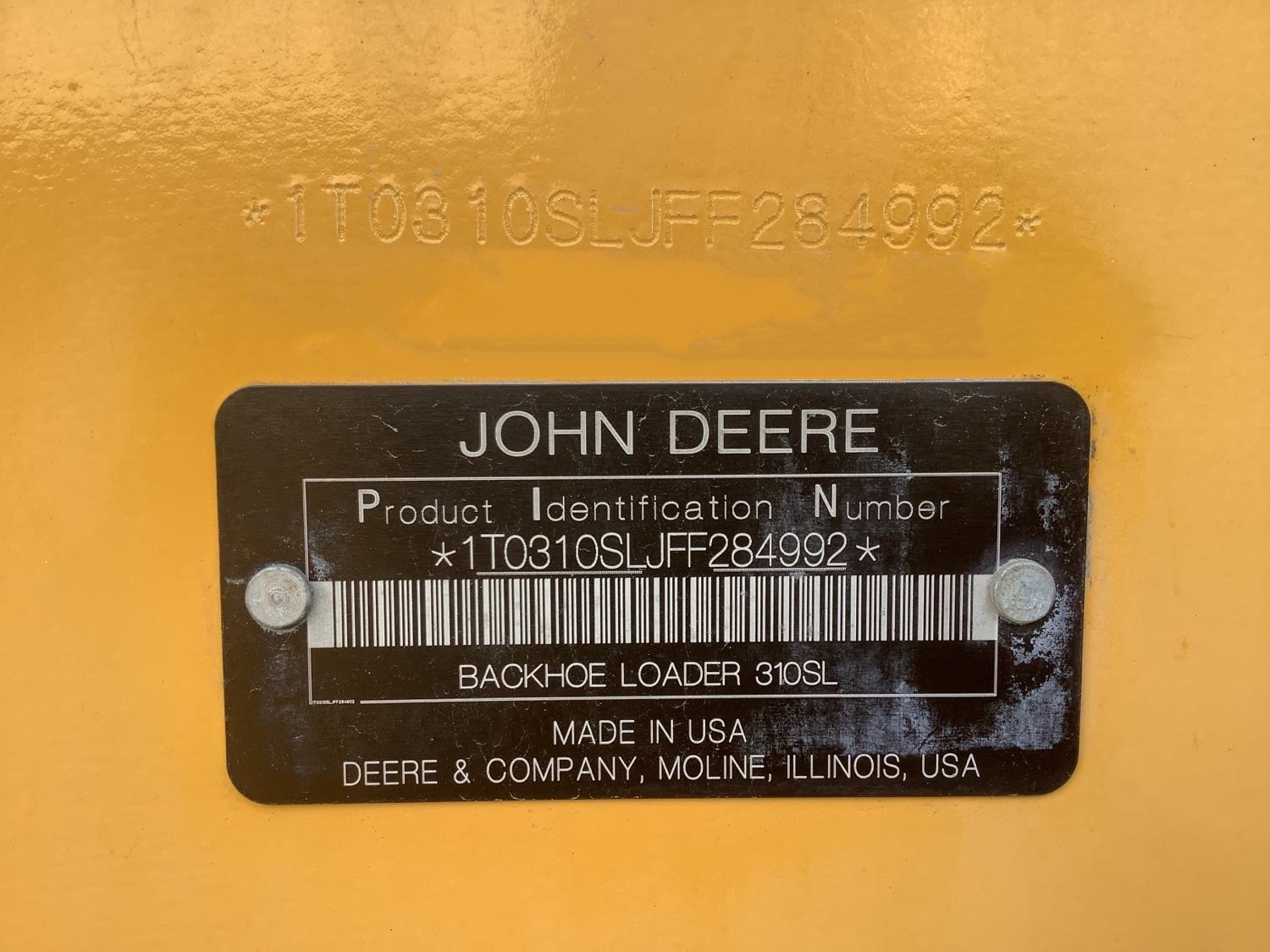 gallery 2015 John Deere 310SL 4x4 Loader Backhoe WExtendahoe, Compactor & Bucket
