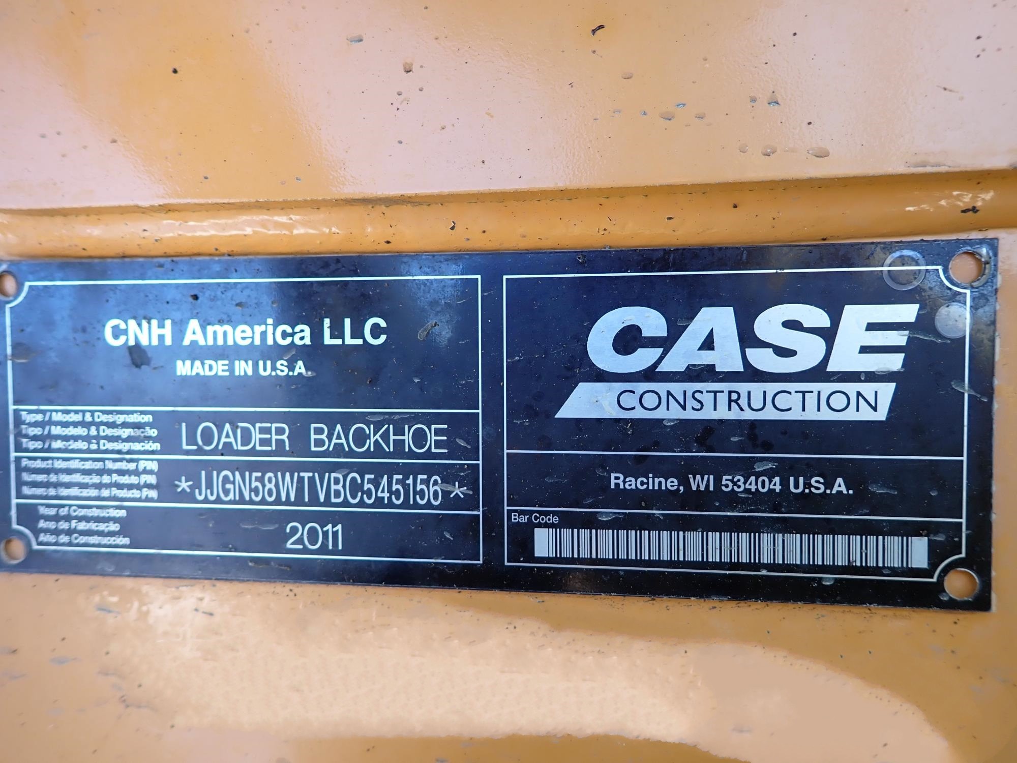 gallery 2011 Case 580 Super N WT 4x4 Backhoe WExtendahoe