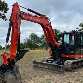 2022 Kubota KX080-4S2 mini excavator