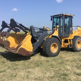 2010 John Deere 544K High Lift Wheel Loader WGrapple