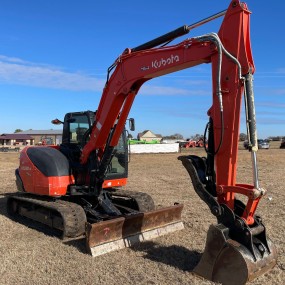 2020 Kubota KX080-4S2 mini excavator