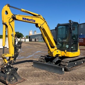 2022 Komatsu PC55MR-5 mini excavator