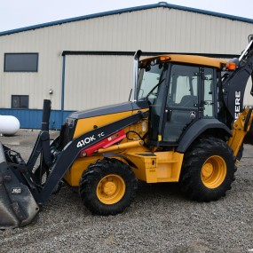 2012 John Deere 410K TC 4x4 Loader Backhoe W4-IN-1 Bucket & Extendahoe