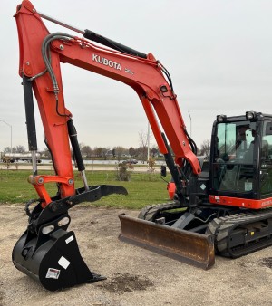 2018 Kubota KX080-4 Mini Excavator