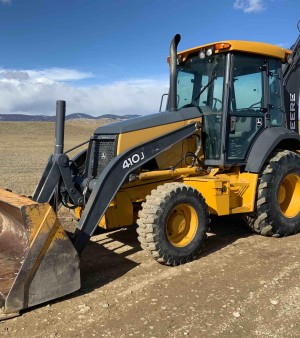 2012 John Deere 410J 4x4 Loader Backhoew Extendahoe