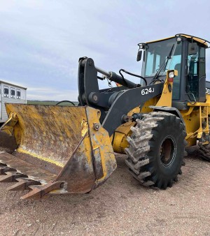 2004 John Deere 624J Wheel Loader W4-IN-1 Bucket