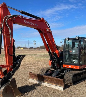 2020 Kubota KX080-4S2 mini excavator