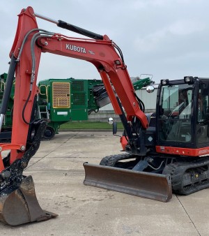 2019 Kubota KX080-4 mini excavator