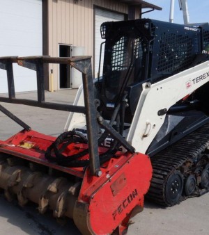 2016 Terex R350T Forestry  tracked skid steer loader