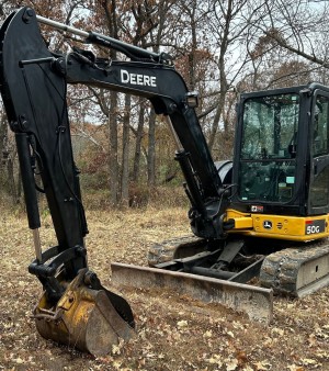 2018 John Deere 50G mini excavator