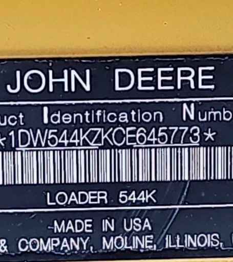 2012 John Deere 544K wheel loader