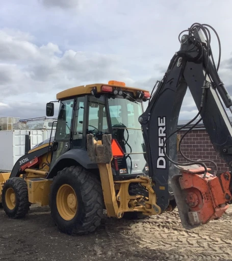 2015 John Deere 310SL 4x4 Loader Backhoe WExtendahoe, Compactor & Bucket