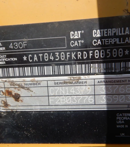 2014 Caterpillar 430F backhoe