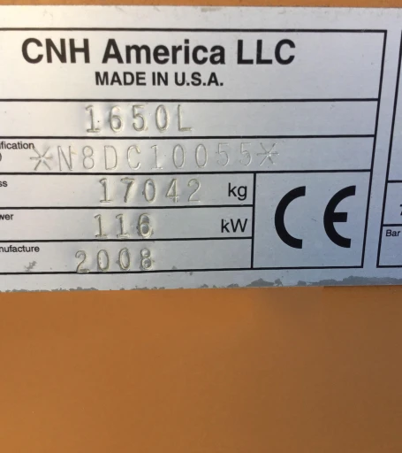 2008 Case 1650L LGP Dozer
