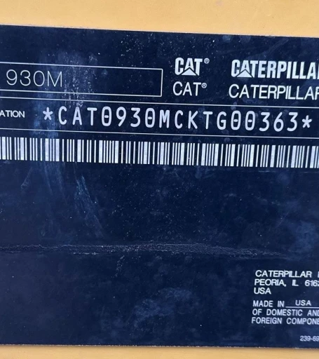 2015 Caterpillar 930M wheel loader