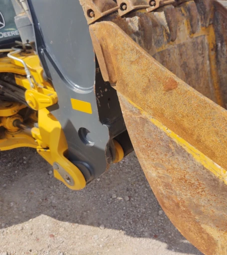 2018 John Deere 410L backhoe