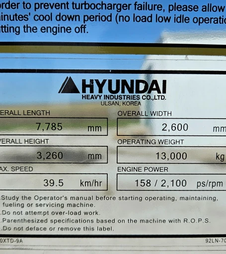 2015 Hyundai HL740XTD-9A Wheel Loader