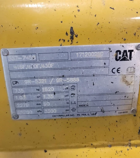 2018 Caterpillar 420F2 Backhoe