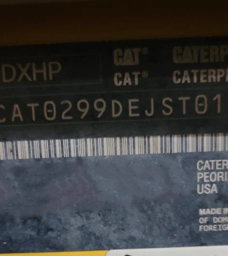 2015 Caterpillar 299DXHP Compact Track Loader