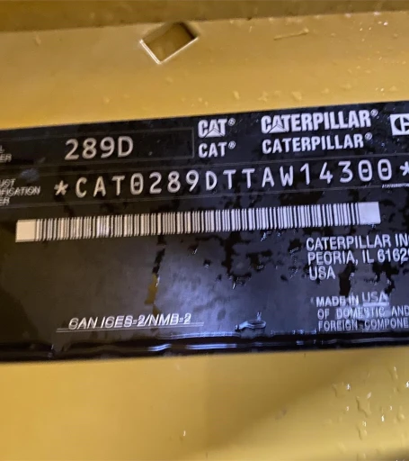 2019 CATERPILLAR 289D