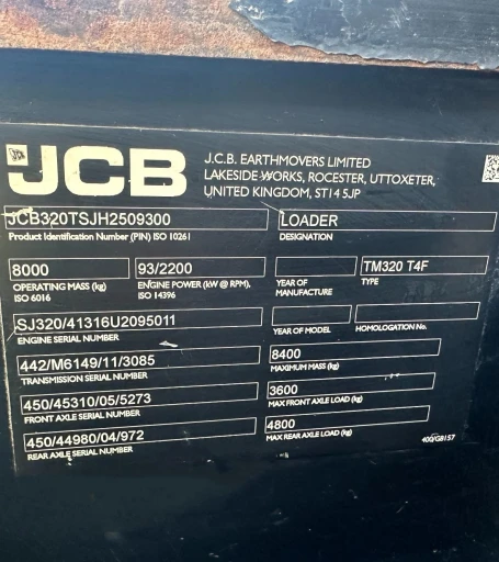 2017 JCB TM320 4x4 Telehandler