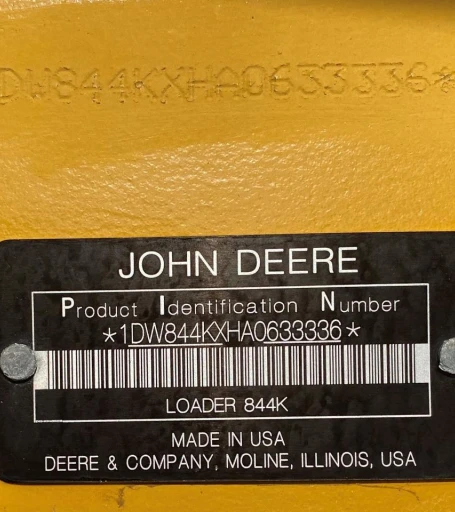 2011 John Deere 844K wheel loader