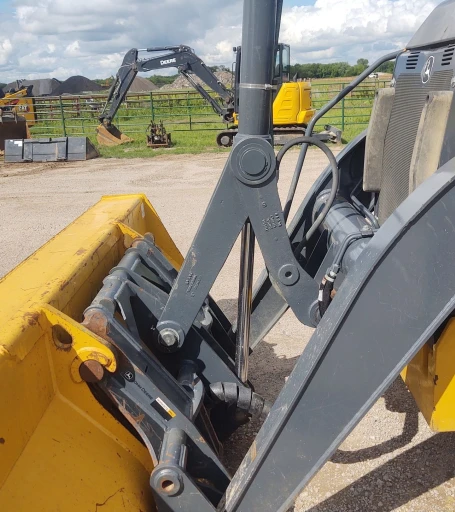 2018 John Deere 410L backhoe
