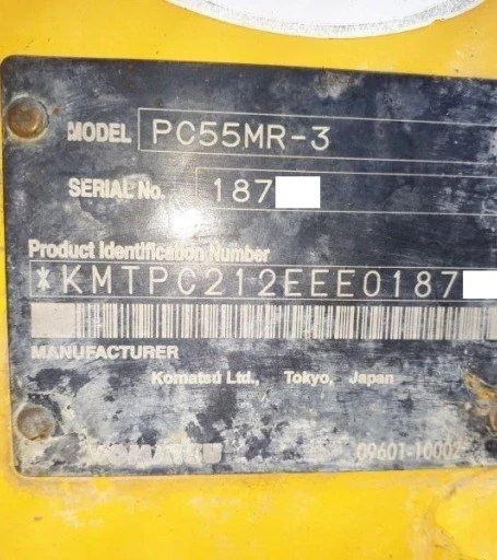2014 KOMATSU PC55 MR-3