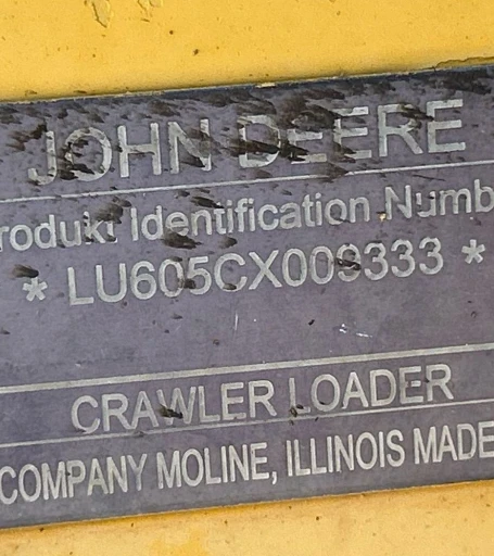 2012 John Deere 605C track loader