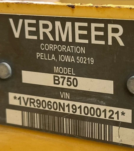 2009 Vermeer RTX750 trencher