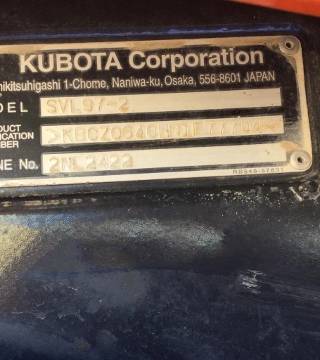 2022 Kubota SVL97-2 Compact Track Loader