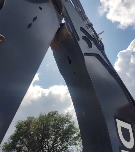 2018 John Deere 410L backhoe