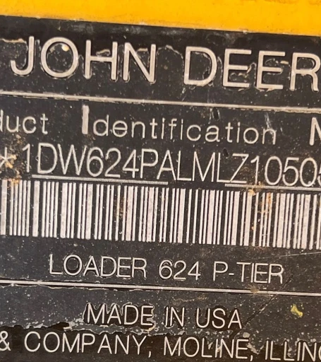 2021 John Deere 624 P-Tier wheel loader