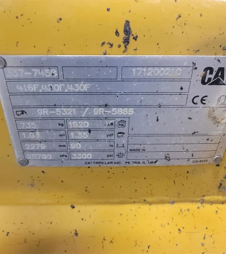 2018 Caterpillar 420F2 Backhoe