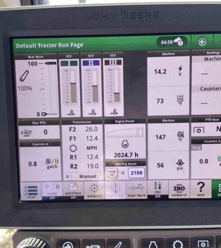 2021 John Deere 6155R MFWD Tractor