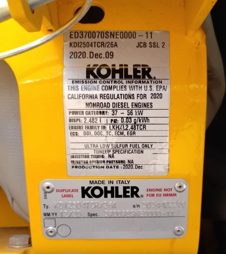 2021 JCB 215T Super tracked skid steer loader
