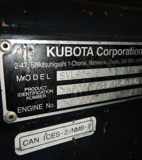 2019 Kubota SVL95-2S tracked skid steer loader