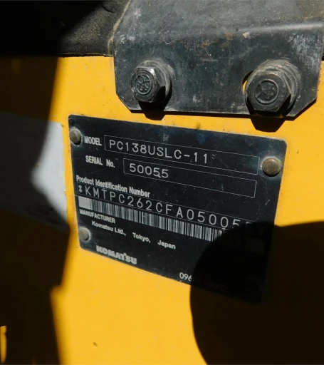 2016 KOMATSU PC138US LC-11